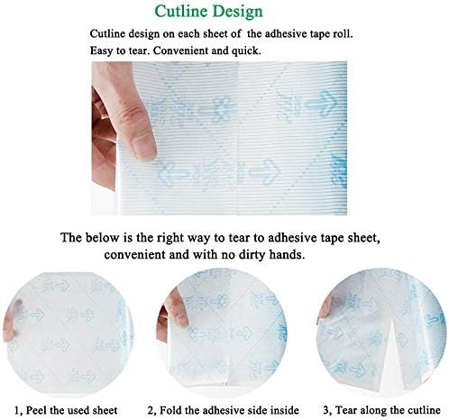 UNIKON 802 Lint Roller Sticky Roller Pet Hair Roller, Long Handle Sticky Mop With 4-Foot Extendable Handle 30 Sheets Roller