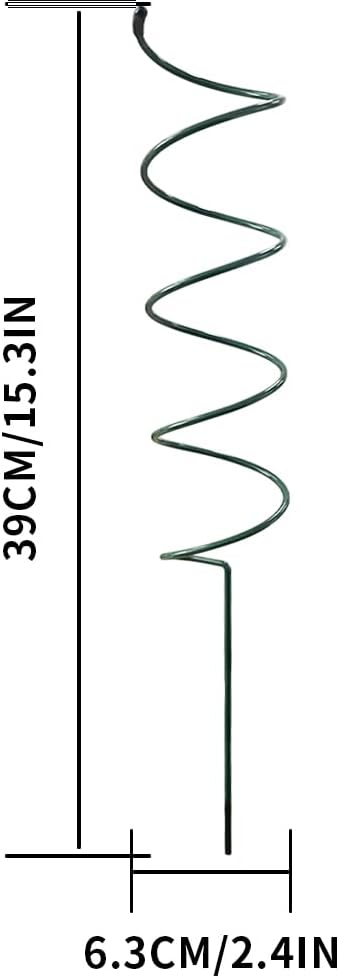 4Pack Spiral Tomato Stakes Plant Trellis ,Indoor Metal Wire Garden Trellis ,Small Climbing Leaf Shape Trellis for Garden Potted Plant