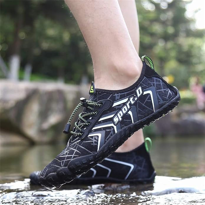 UBFEN Water Shoes Aqua Swim Shoes Mens Womens Beach Sports Quick Dry Barefoot for Boating Fishing Diving Surfing