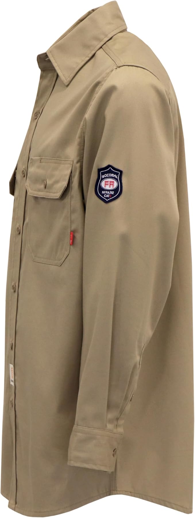 BOCOMAL FR Shirts 6.25oz Lightweight Welding Shirts Flame Resistant Men's Fire Retardant Shirt