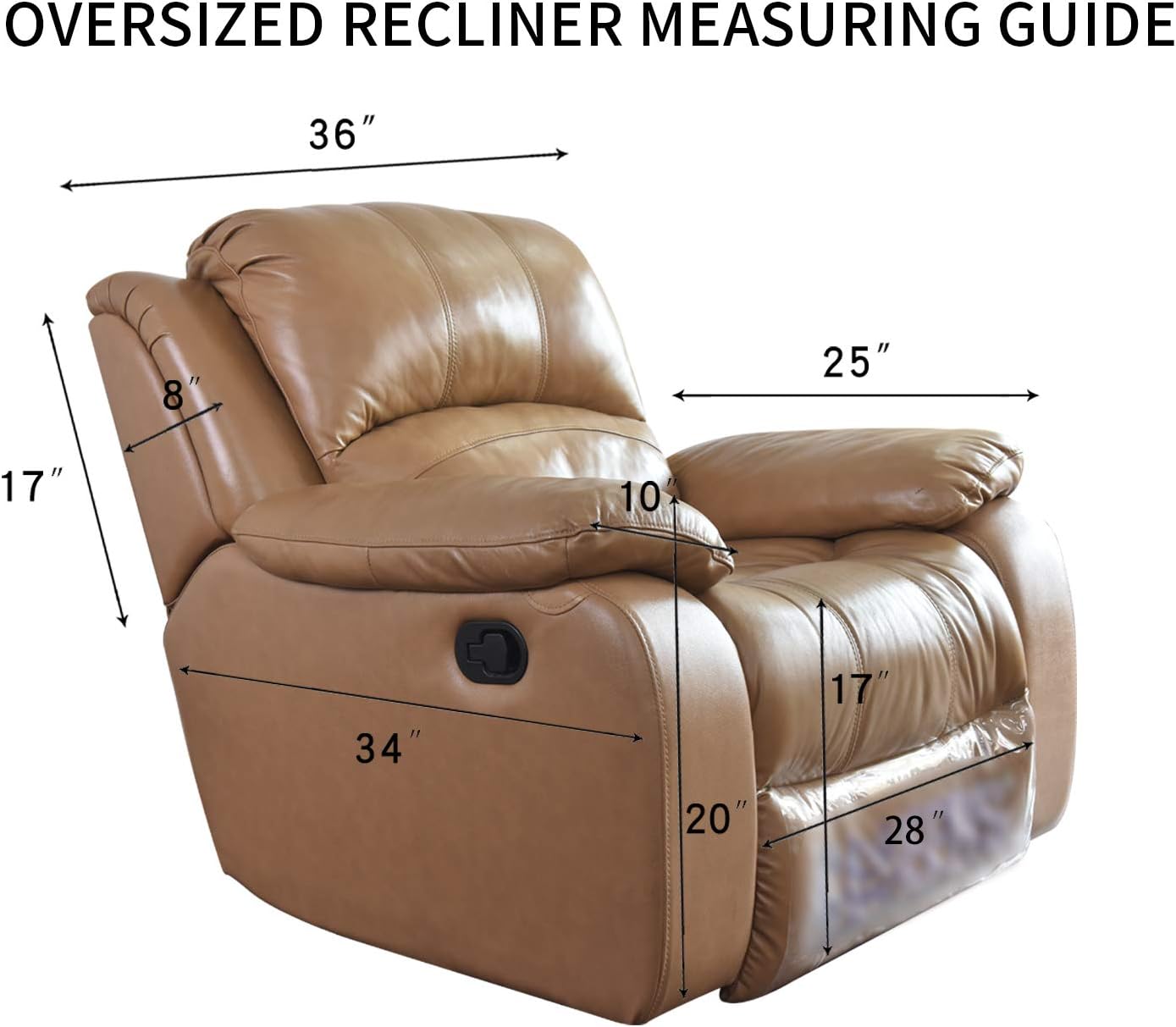 PureFit Reversible Quilted Sofa Cover, Water Resistant Slipcover Furniture Protector, Washable Couch Cover with Non Slip and Elastic Straps for Kids, Dogs, Pets (Oversized Recliner, Wine/Beige)