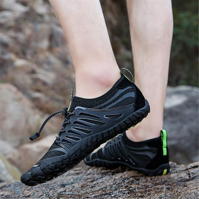 UBFEN Water Shoes Aqua Swim Shoes Mens Womens Beach Sports Quick Dry Barefoot for Boating Fishing Diving Surfing