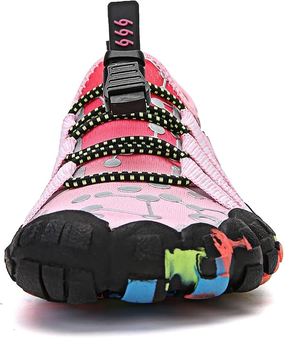 UBFEN Water Shoes for Kids Boys Girls Aqua Socks Barefoot Beach Sports Swim Pool Quick Dry Lightweight Toddler Little Big Kid