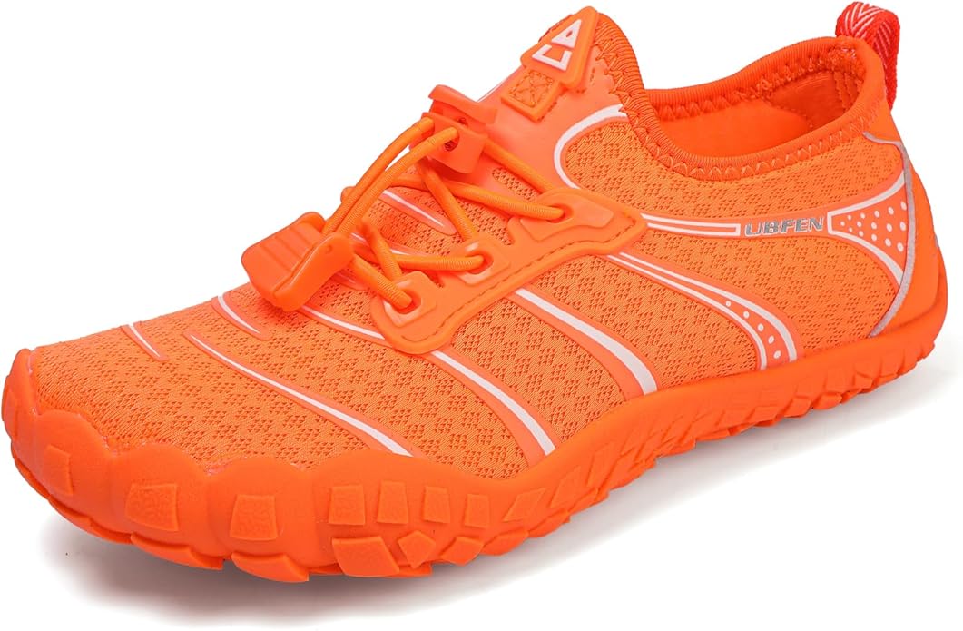 UBFEN Water Shoes for Kids Boys Girls Aqua Socks Barefoot Beach Sports Swim Pool Quick Dry Lightweight Toddler Little Big Kid