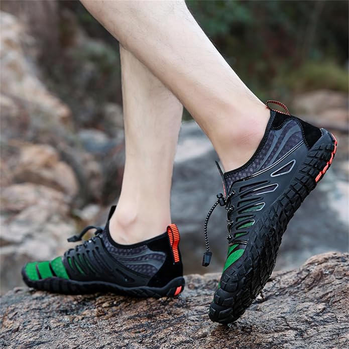 UBFEN Water Shoes Aqua Swim Shoes Mens Womens Beach Sports Quick Dry Barefoot for Boating Fishing Diving Surfing