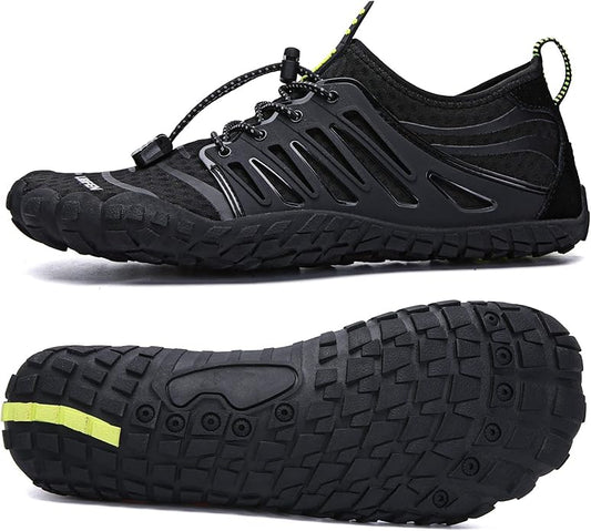 UBFEN Water Shoes Aqua Swim Shoes Mens Womens Beach Sports Quick Dry Barefoot for Boating Fishing Diving Surfing