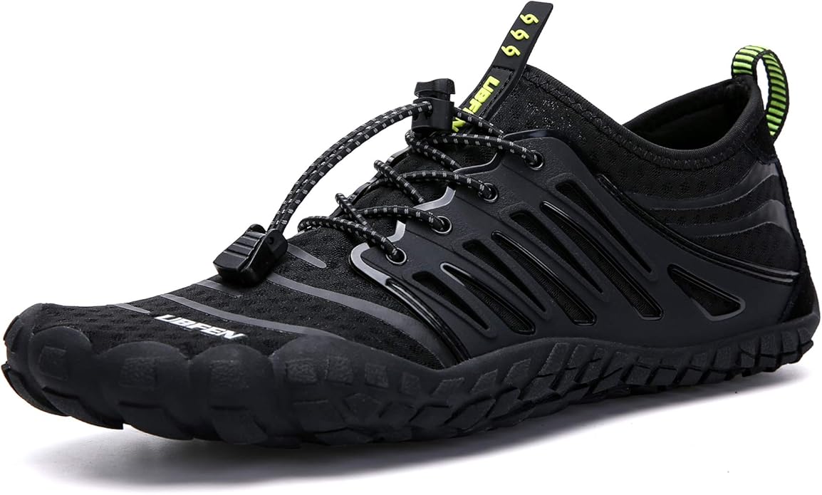 UBFEN Water Shoes Aqua Swim Shoes Mens Womens Beach Sports Quick Dry Barefoot for Boating Fishing Diving Surfing