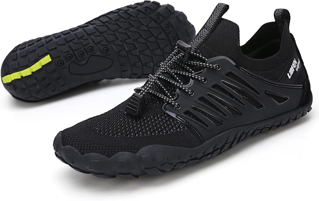 UBFEN Water Shoes Aqua Swim Shoes Mens Womens Beach Sports Quick Dry Barefoot for Boating Fishing Diving Surfing