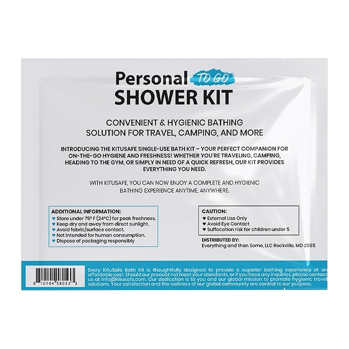 Compact Personal Shower Kit To-Go– Your Hygiene Companion for Travel, Gym, and Outdoor Adventures (1)
