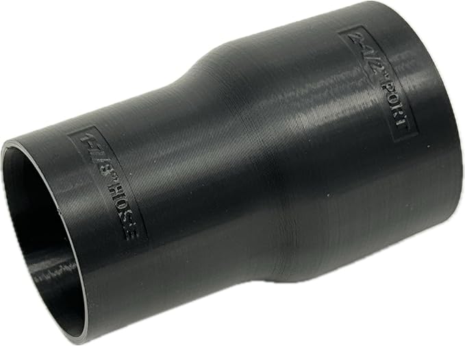 Hose Adapter for 2-1/2" Dust Collection Ports - Made in USA - Connects to Table Saw, Bandsaws, Spindle Sanders, Miter Saws, and other equipment (1-7/8" Hose)