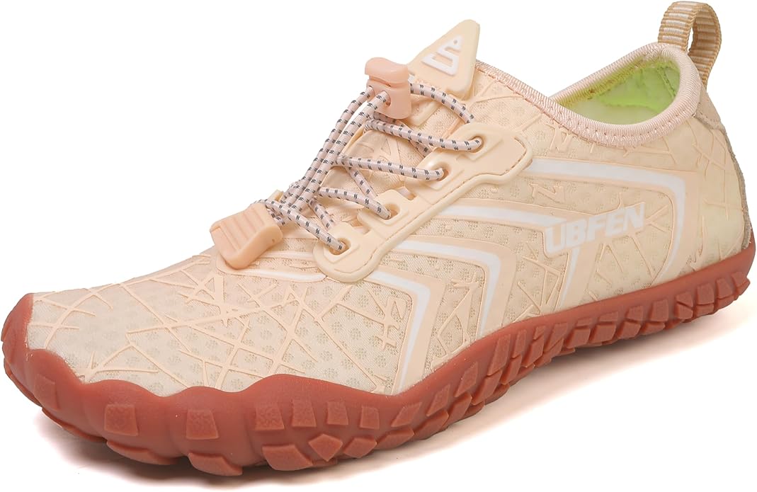 UBFEN Water Shoes Aqua Swim Shoes Mens Womens Beach Sports Quick Dry Barefoot for Boating Fishing Diving Surfing