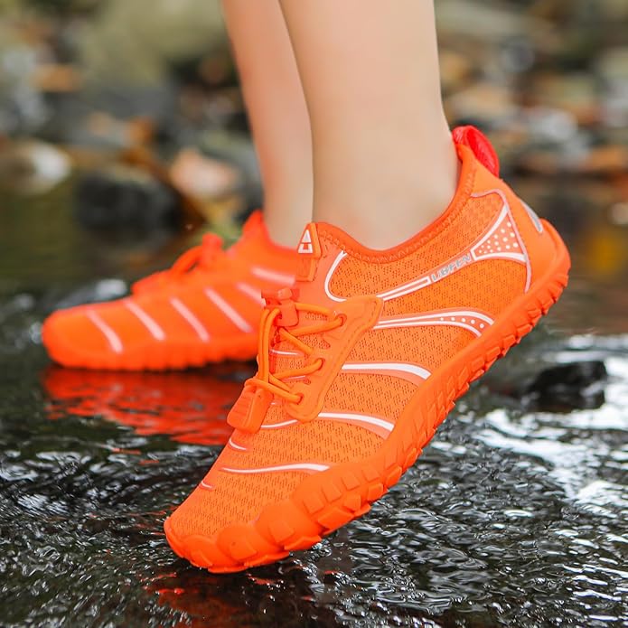UBFEN Water Shoes for Kids Boys Girls Aqua Socks Barefoot Beach Sports Swim Pool Quick Dry Lightweight Toddler Little Big Kid
