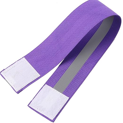 4PCS Reflective Wrist Strap 4x1.5cm Running Safety Gear Reflective Wristbands High Visibility Bike Ankle Bands Reflector Armband Self-Adhesive Reflective Bands for Walking,Night Sports Purple