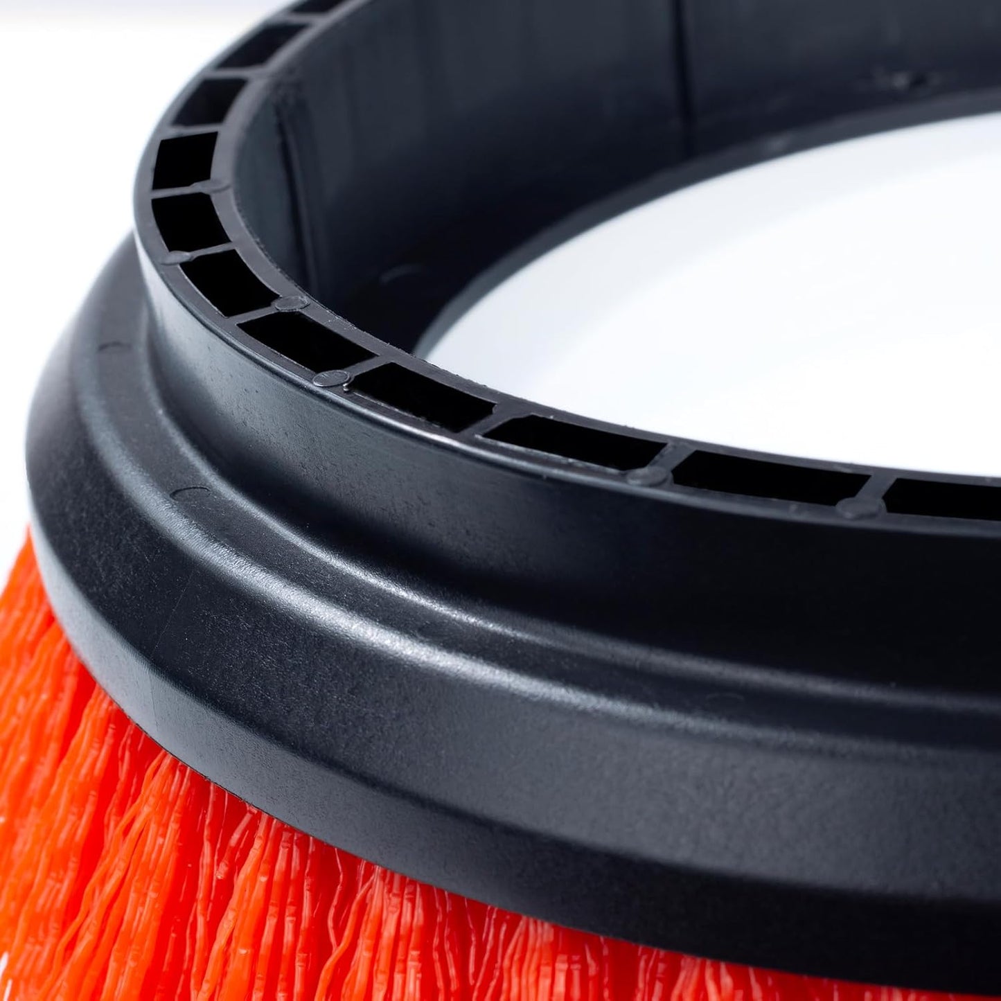 Commercial Scrub Brush for Orbital Floor Scrubber, Compatible with Oreck Orbiter XL ORB550MC, Bissell BGEM9000, 12" Diameter, Heavy-Duty Brush, Orange