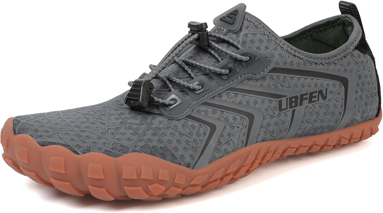 UBFEN Water Shoes Aqua Swim Shoes Mens Womens Beach Sports Quick Dry Barefoot for Boating Fishing Diving Surfing