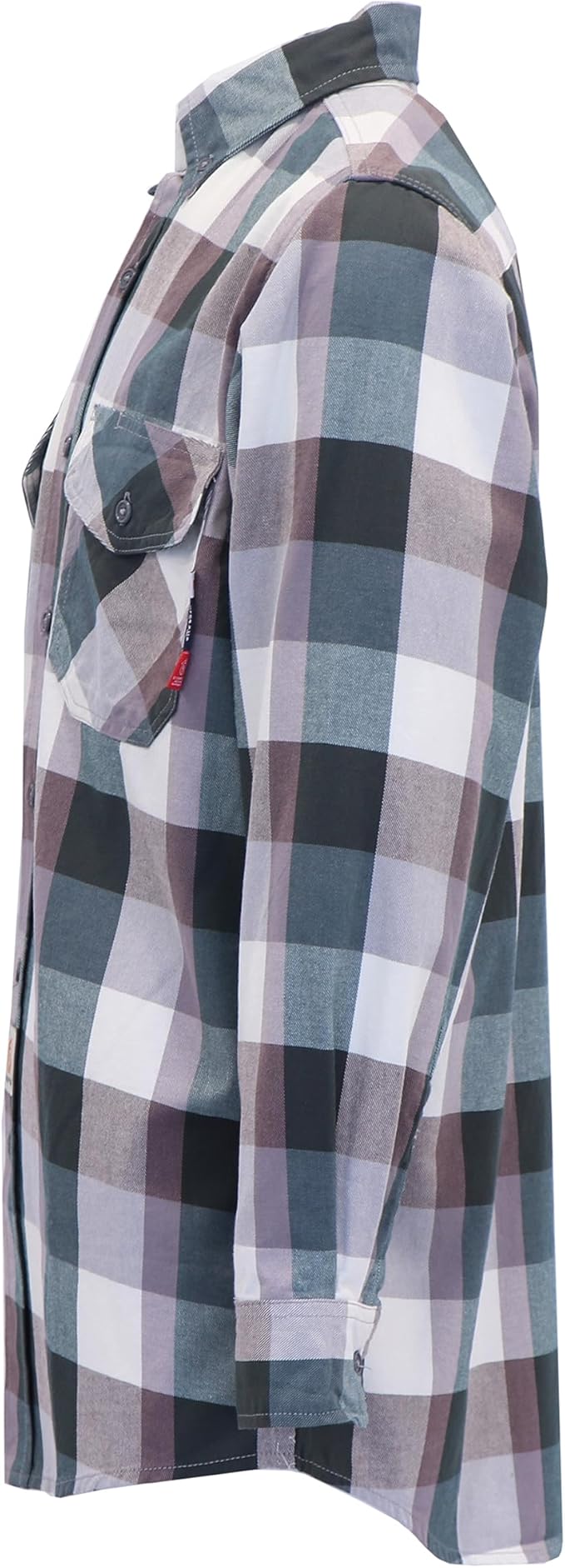 BOCOMAL FR Shirts 6.25oz Lightweight Welding Shirts Flame Resistant Men's Fire Retardant Shirt