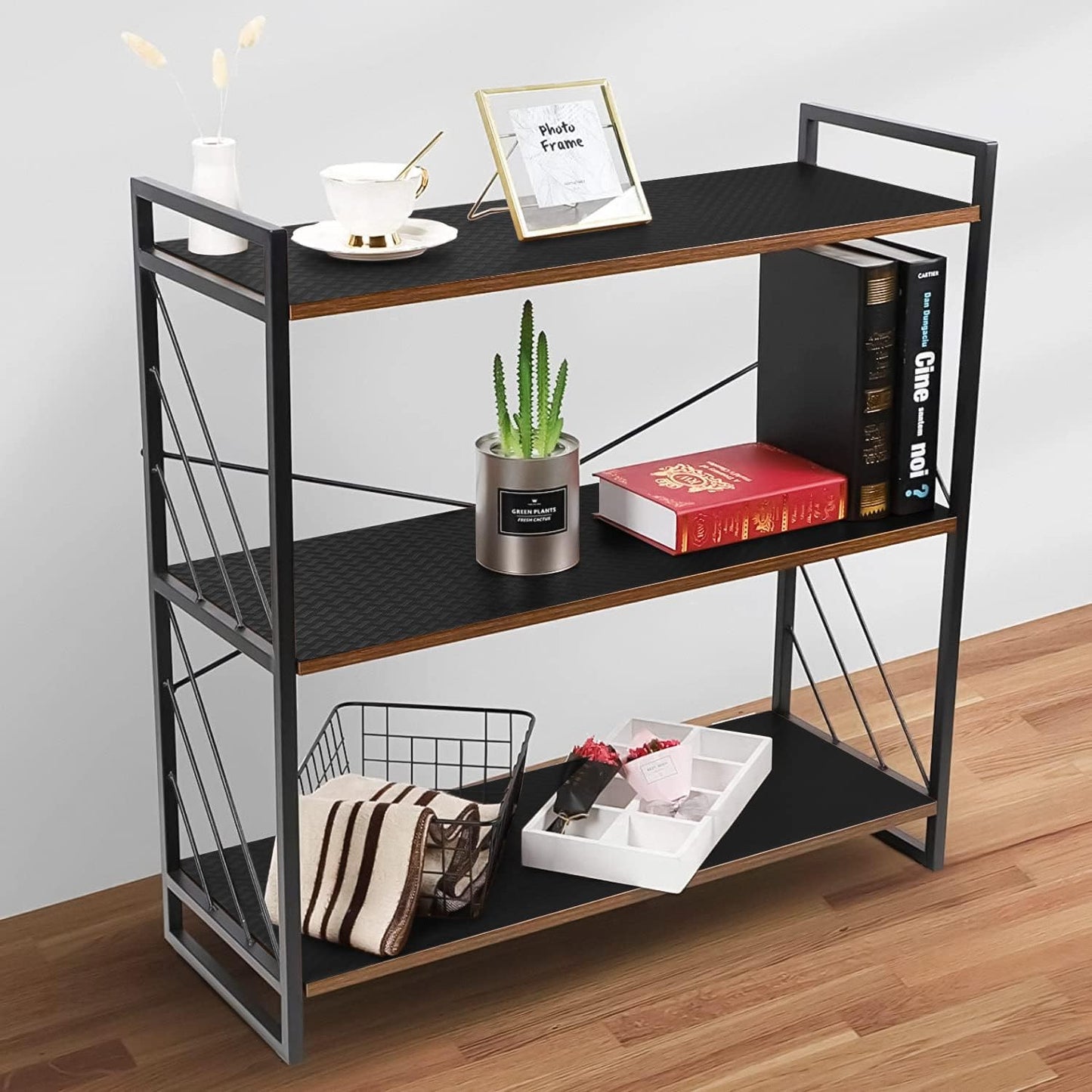 Shelf Liners for Kitchen Cabinets Refrigerator Liners Waterproof & Oil-Proof Kitchen Cupboard Liner Non-Slip Drawer Mats EVA Material Non Adhesive Fridge Liner for Shelves -Black 11.8 x 393.7 Inches