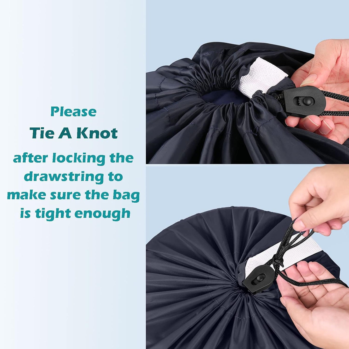 Heavy Duty Laundry Bag 2 Pack XL Nylon Laundry Bags with Straps, Washable Large Dirty Clothes Organizer with Drawstring Closure, Travel Washing Bag Fit a Laundry Hamper or Basket