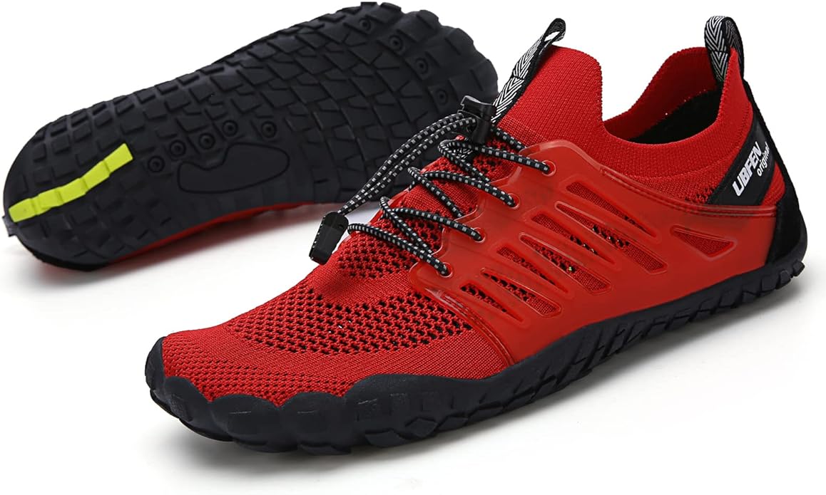UBFEN Water Shoes Aqua Swim Shoes Mens Womens Beach Sports Quick Dry Barefoot for Boating Fishing Diving Surfing