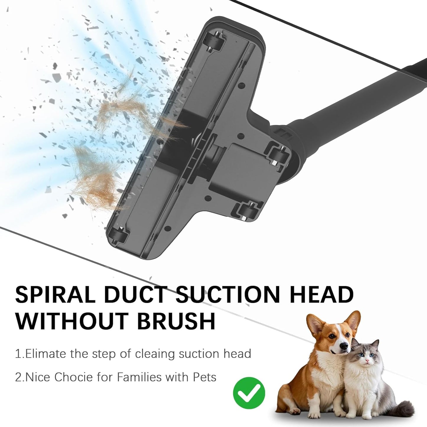 Cordless Vacuum Cleaner Lightweight Hand-held Stick Vacuum Small Vacuum for Hard Floor Car Pet Hair BW118