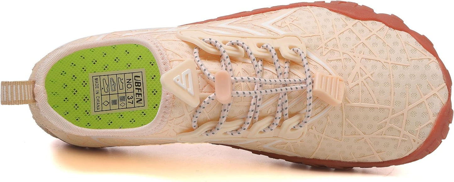 UBFEN Water Shoes Aqua Swim Shoes Mens Womens Beach Sports Quick Dry Barefoot for Boating Fishing Diving Surfing