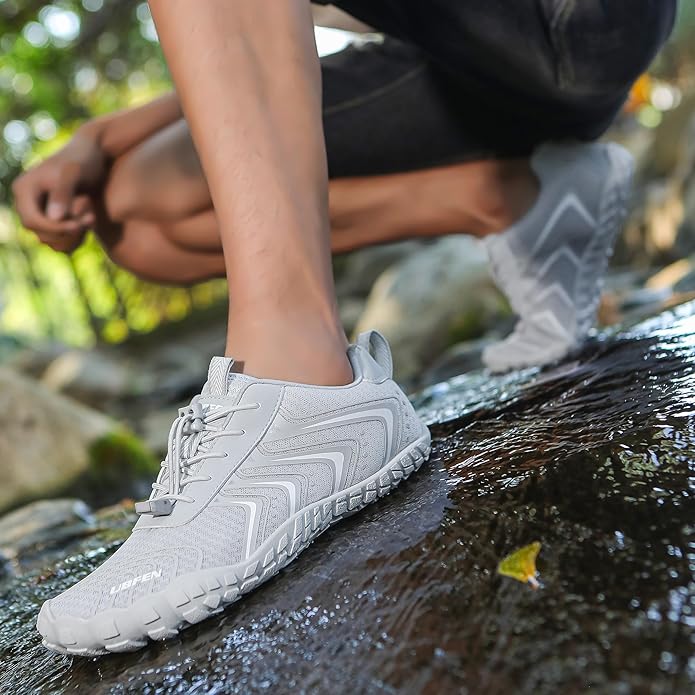 UBFEN Water Shoes Aqua Swim Shoes Mens Womens Beach Sports Quick Dry Barefoot for Boating Fishing Diving Surfing