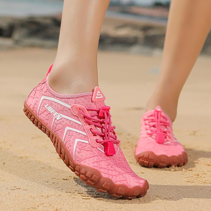 UBFEN Water Shoes Aqua Swim Shoes Mens Womens Beach Sports Quick Dry Barefoot for Boating Fishing Diving Surfing