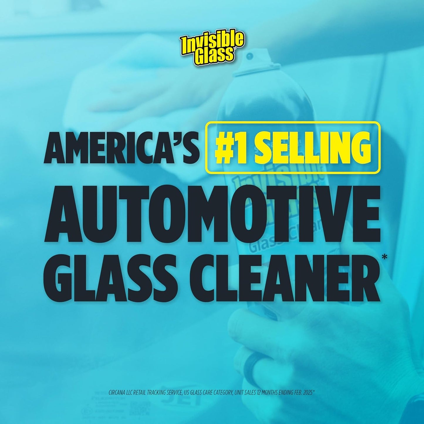 Invisible Glass 91163-2PK Premium Aerosol Glass and Window Cleaner for Auto and Home, Streak-Free, Ammonia-Free, Tint-Safe, 15 oz (Pack of 2)