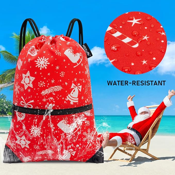 HOLYLUCK Drawstring Backpack Bag Sport Gym Sackpack