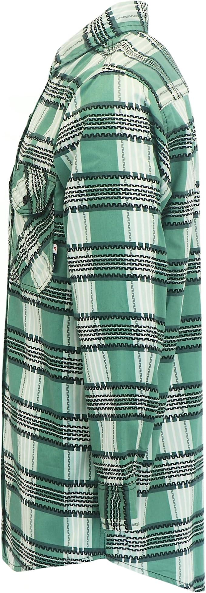 BOCOMAL FR Shirts for Men Printed Plaid Flame Resistant NFPA2112/CAT2 6.5oz Lightweight Fire Retardant Shirt