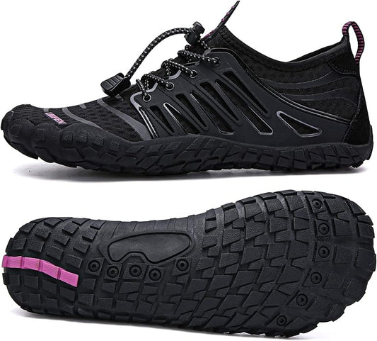 UBFEN Water Shoes Aqua Swim Shoes Mens Womens Beach Sports Quick Dry Barefoot for Boating Fishing Diving Surfing