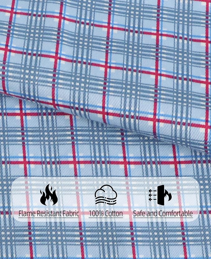 TICOMELA FR Shirts for Men Flame Resistant Shirt CAT2 Light Weight 6.5oz Fire Retardant Men's Welding Shirt