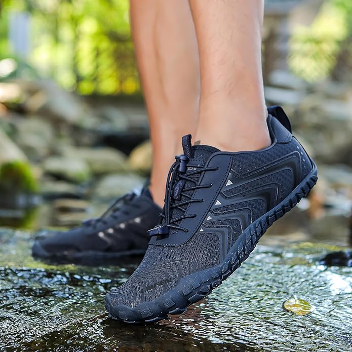 UBFEN Water Shoes Aqua Swim Shoes Mens Womens Beach Sports Quick Dry Barefoot for Boating Fishing Diving Surfing