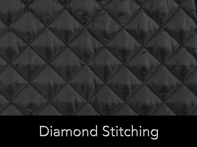 Covermates Keepsakes - Dish Storage - Padded Protection - ID Window - Stain Resistant - Machine Washable - China Storage, Black