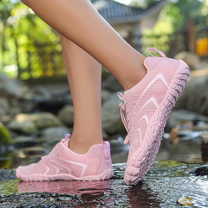 UBFEN Water Shoes Aqua Swim Shoes Mens Womens Beach Sports Quick Dry Barefoot for Boating Fishing Diving Surfing