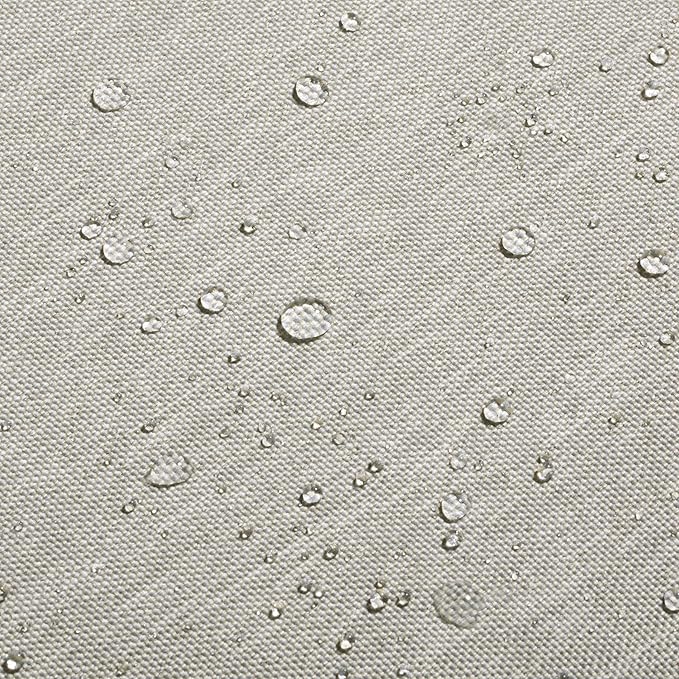 Classic Accessories Montlake Water-Resistant 25 x 18 x 4 Inch Patio Lounge Back Cushion, Heather Grey, Outdoor Loveseat Cushions