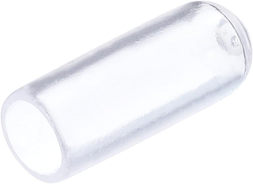 uxcell 20pcs Rubber End Caps 5mm(3/16") ID Vinyl PVC Round Tube Bolt Cap Cover Screw Thread Protectors Clear