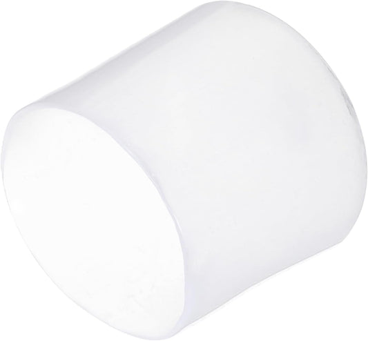 uxcell 20pcs Rubber End Caps 32mm ID Vinyl PVC Round Tube Bolt Cap Cover Screw Thread Protectors Clear