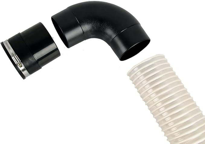 O'SKOOL 4-Inch Dust Collector Fitting Vacuum Tool Port Adapter