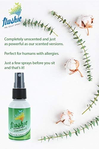 Flushie Pre-Toilet Sprays for Poop Travel Size Toiletries Bathroom Spray for Poop Spray for Toilet Deodorizer Traveling Essentials Poop deodorizer Poop Odor eliminator