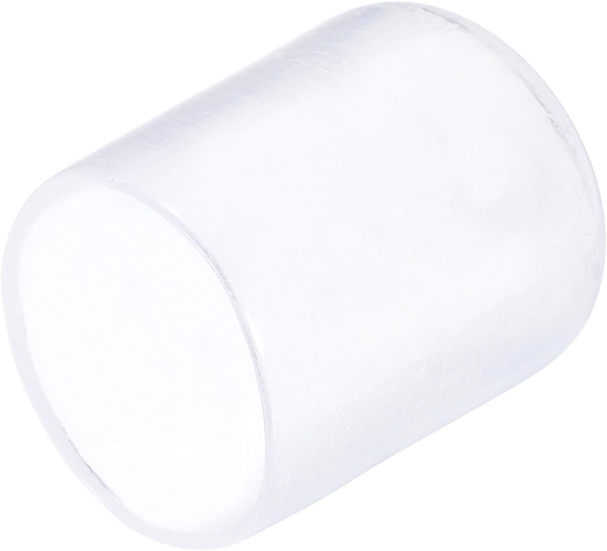 uxcell 20pcs Rubber End Caps 19mm(3/4") ID Vinyl PVC Round Tube Bolt Cap Cover Screw Thread Protectors Clear