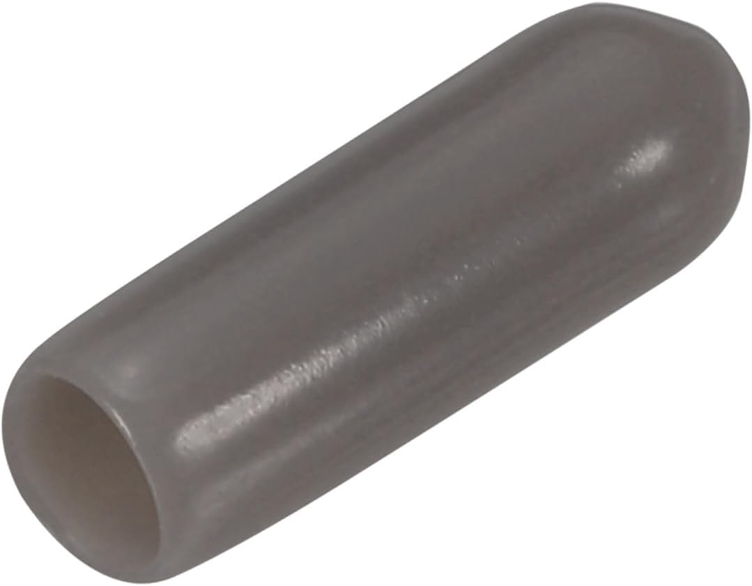 uxcell 20pcs Rubber End Caps 4mm(0.2") ID Vinyl PVC Round Tube Bolt Cap Cover Screw Thread Protectors,Brown