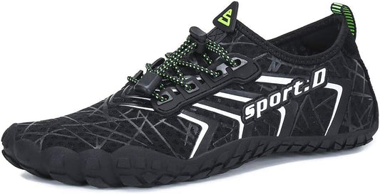 UBFEN Water Shoes Aqua Swim Shoes Mens Womens Beach Sports Quick Dry Barefoot for Boating Fishing Diving Surfing