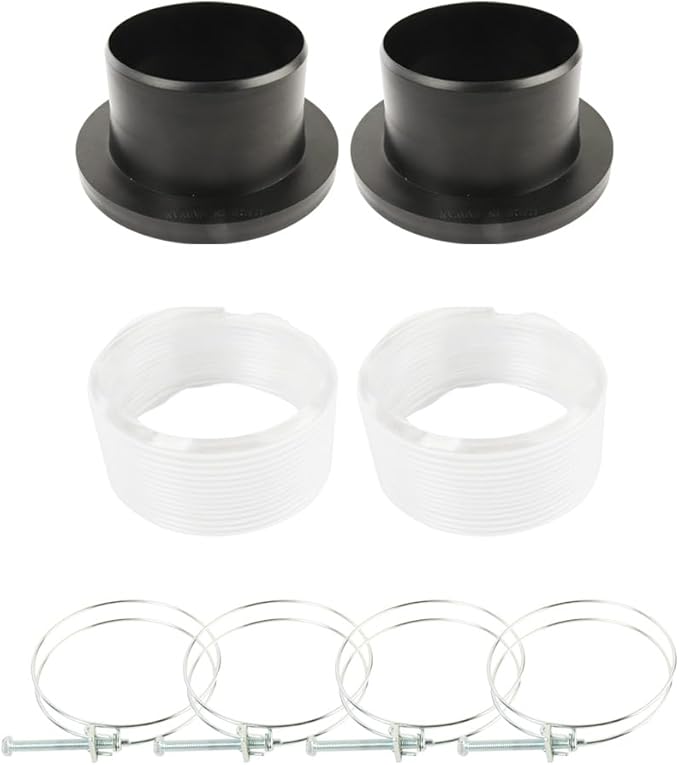 O'SKOOL 4" Dust Collection Steel Port, 2 Pack, for 4-inch Magnetic Dust Collection Coupler (Magnetic Port is not Included)