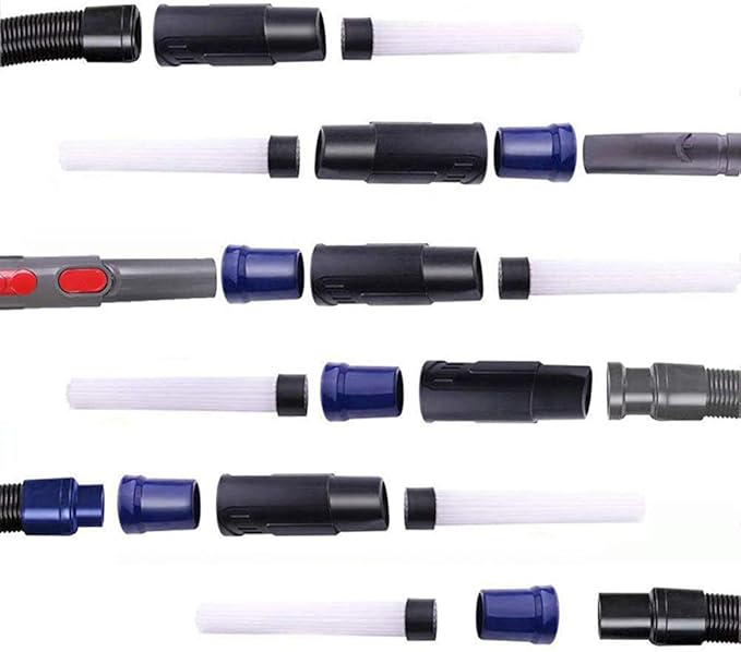 E.LUO Shop Vac Vacuum Replacement Attachments - 32mm & 35mm Dusty Brush, Air Vents, Corner & Pets Accessories