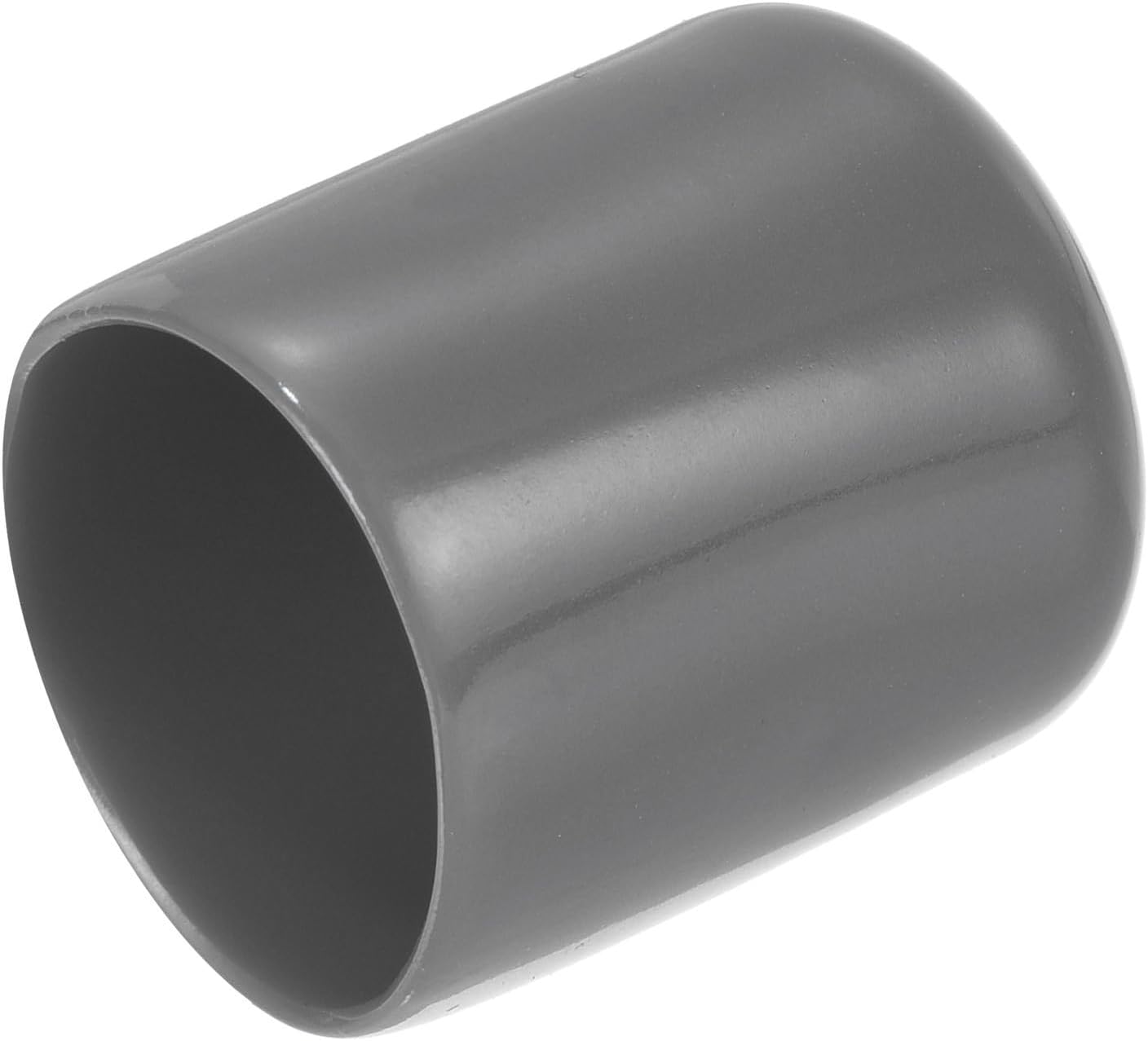 uxcell 20pcs Rubber End Caps 22mm ID Vinyl PVC Round Tube Bolt Cap Cover Screw Thread Protectors Dark Grey