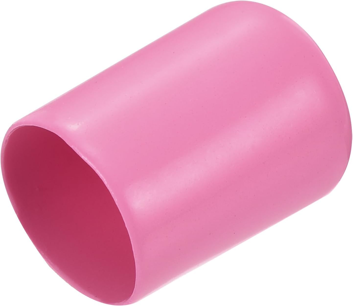 uxcell 20pcs Rubber End Caps 14mm ID Vinyl PVC Round Tube Bolt Cap Cover Screw Thread Protectors Pink