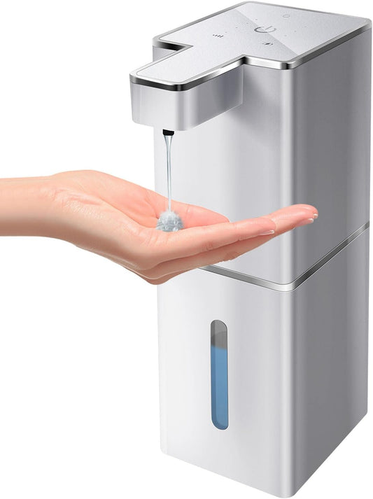 Automatic Liquid Soap Dispenser Touchless Soap Dispenser 380ml/12.8oz Rechargeable, Wall Mounted,4 Levels Adjustable Auto Soap Pump for Bathroom Kitchen Dish Soap