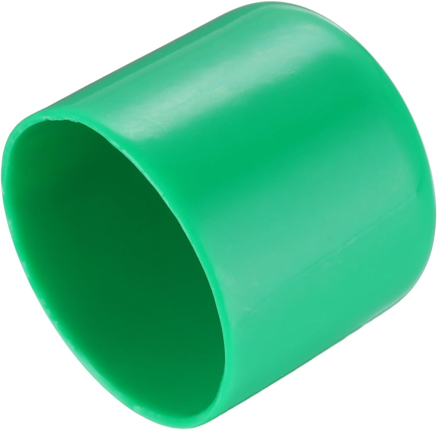 uxcell 20pcs Rubber End Caps 38mm(1 1/2") ID Vinyl PVC Round Tube Bolt Cap Cover Screw Thread Protectors Dark Green