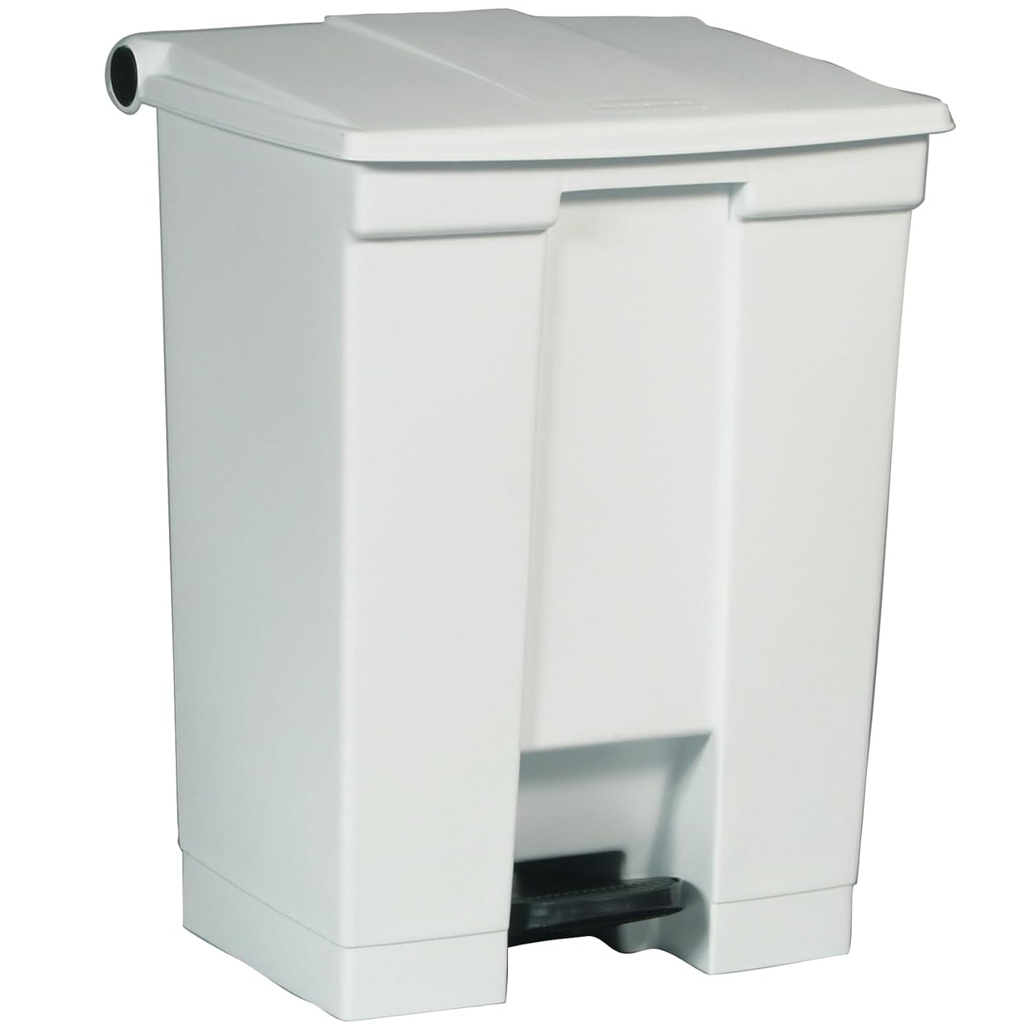 Rubbermaid Commercial Products Legacy Step-On Trash Can, 18-Gallon, White, Hands-Free Garbage Can for Medical Waste in Hospitals/Lab/Emergency/Patient Rooms